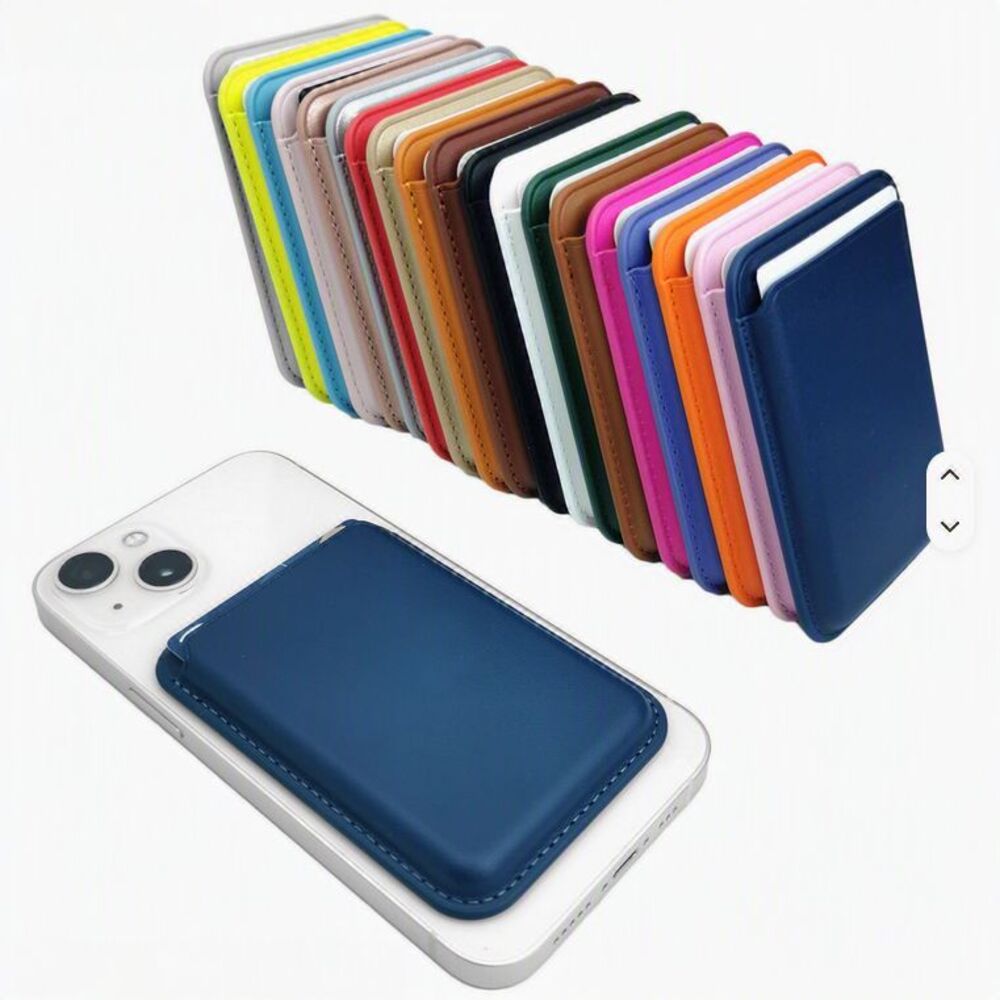 Personalised Pu Leather Phone Back Card Case Wallet for Iphone Magsafe